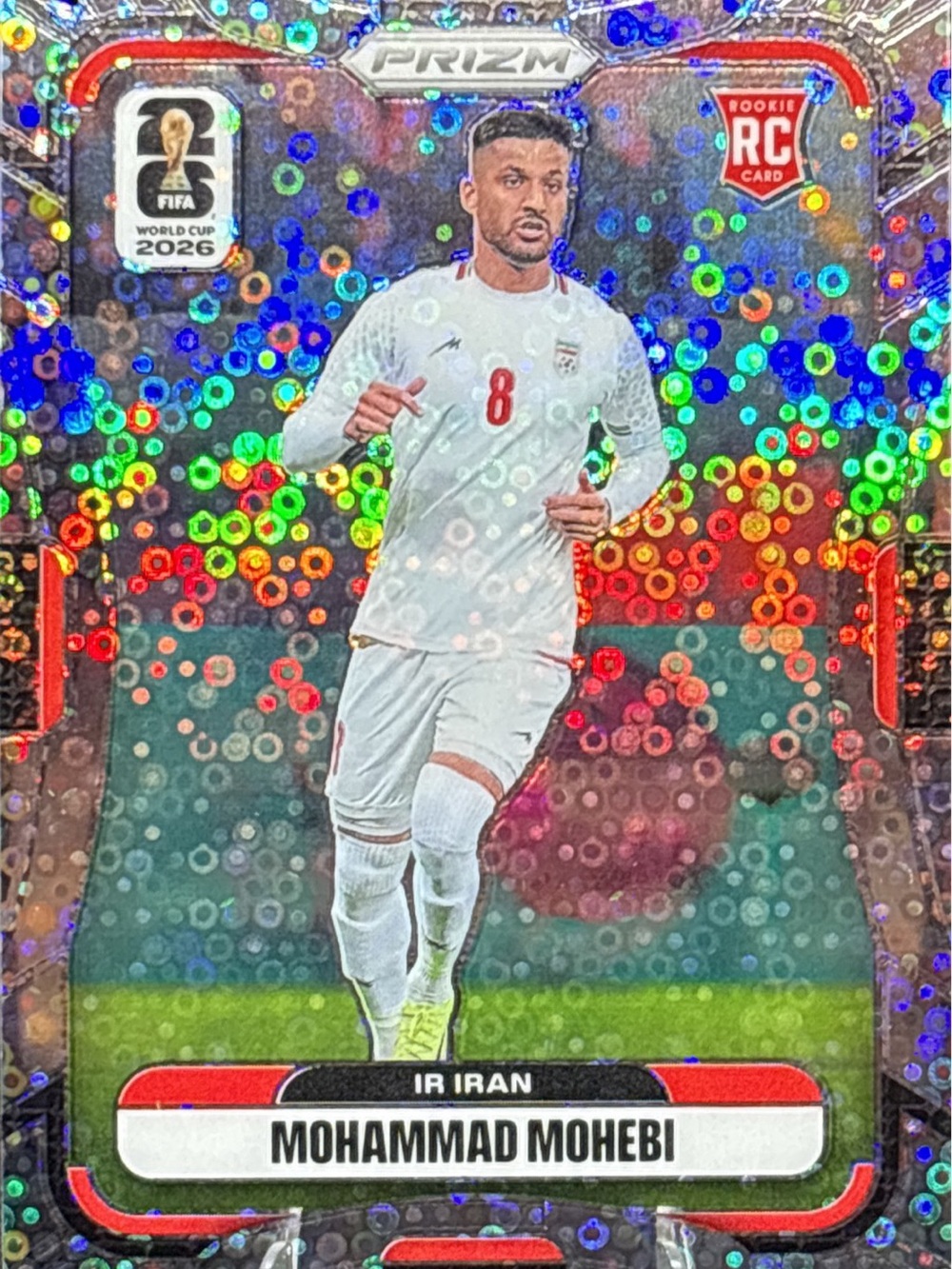 Panini Prizm Mohammad Mohebi Holo Shimmer Prizm Rookie Card